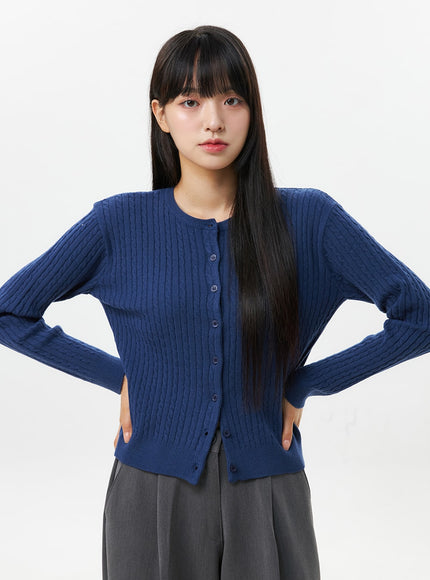 cable-knit-round-neck-cardigan-os305