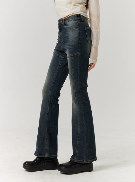 denim-middle-waist-flared-jeans-cj405