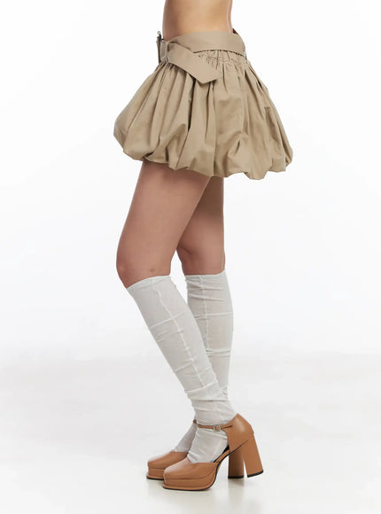 belted-pumpkin-mini-skirt-cf504