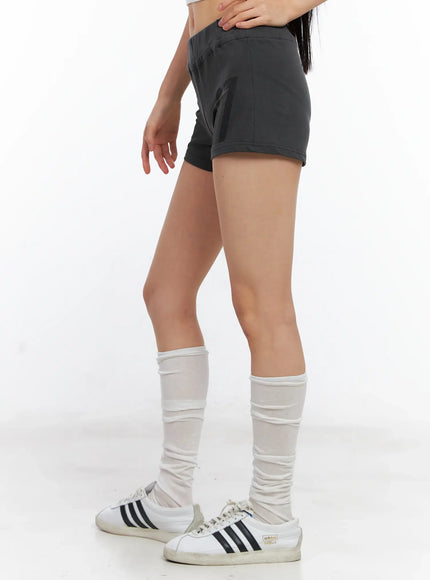 trendy-graphic-print-shorts-cl529