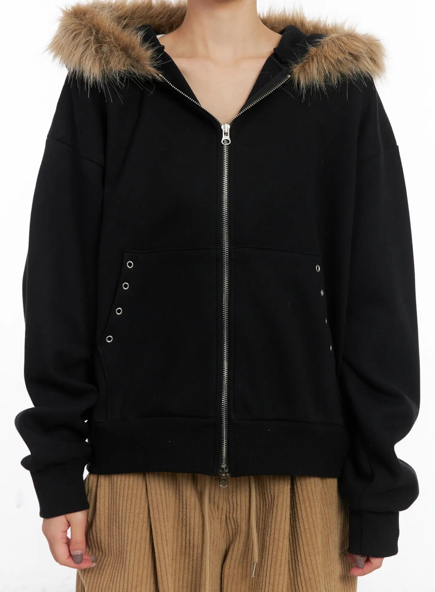 trimmed-zip-up-hoodie-cd505