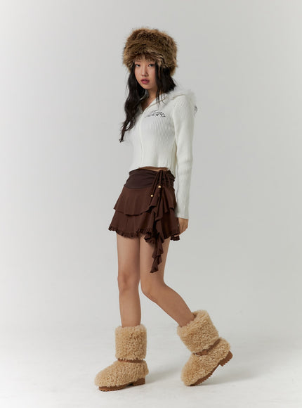 zip-up-lettering-hooded-crop-knit-top-cd314