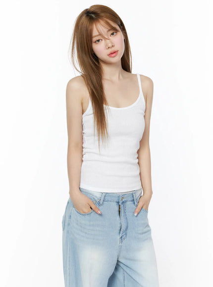 ribbed-u-neck-simple-top-iu515