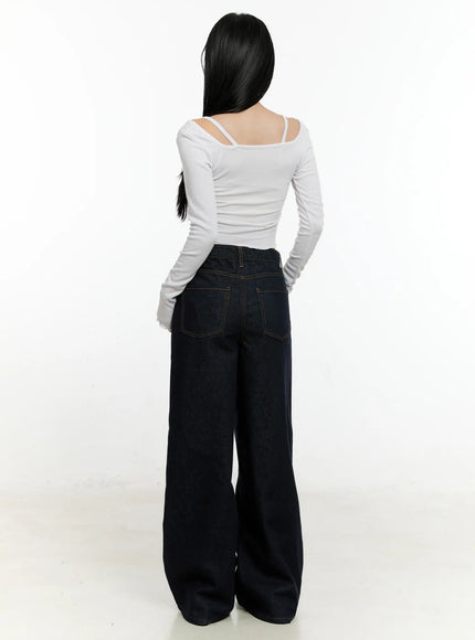 off-shoulder-ruched-long-sleeve-top-cn506