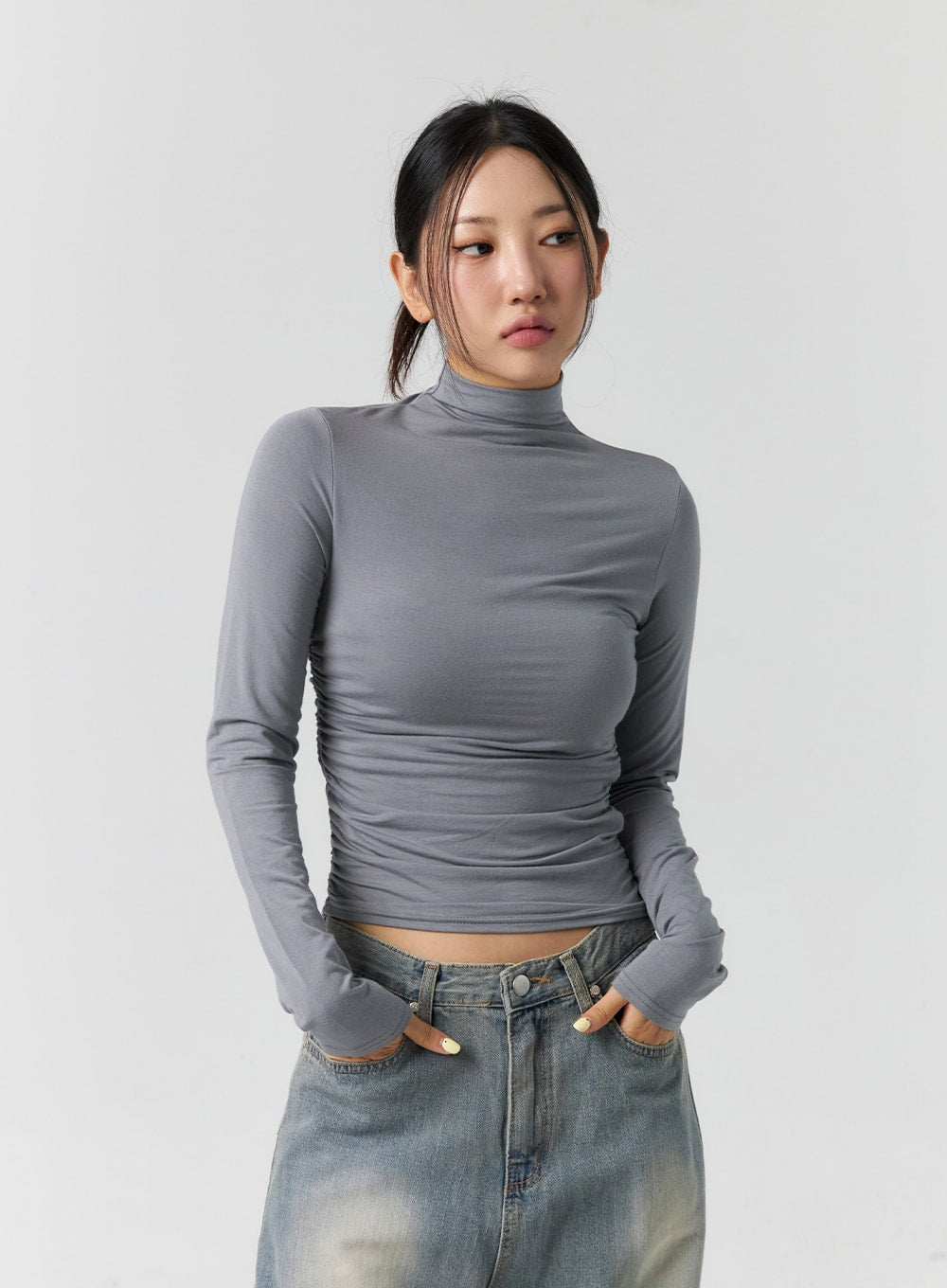 mock-neck-slim-long-sleeve-top-cs305