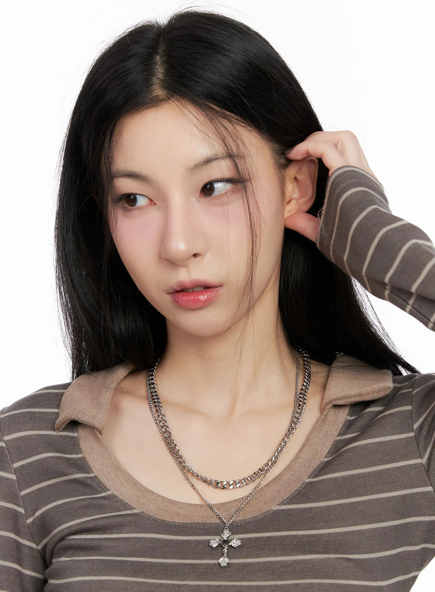 layered-rose-heart-cross-pendant-necklace-cg526