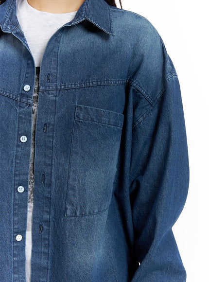 oversized-denim-pocket-blouse-cm419