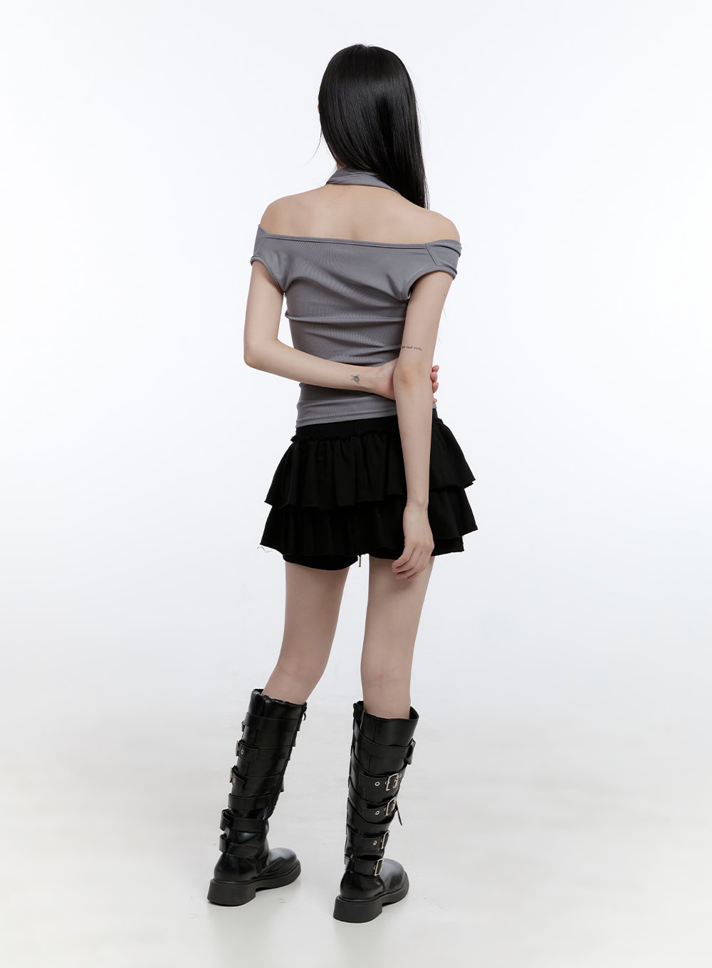 ruffle-banded-cotton-mini-skirt-cg412