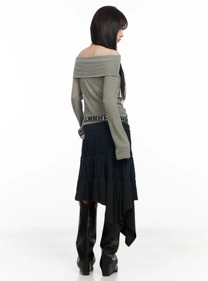 ribbed-off-shoulder-long-sleeve-top-cf523