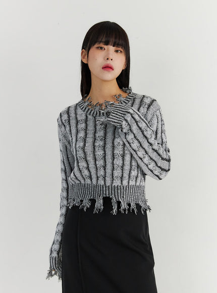 raw-hem-cable-stripe-sweater-co323