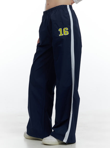 activewear-nylon-lettering-pants-cs419