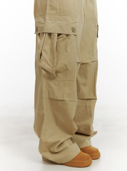 pintuck-buttoned-cargo-pants-cy403