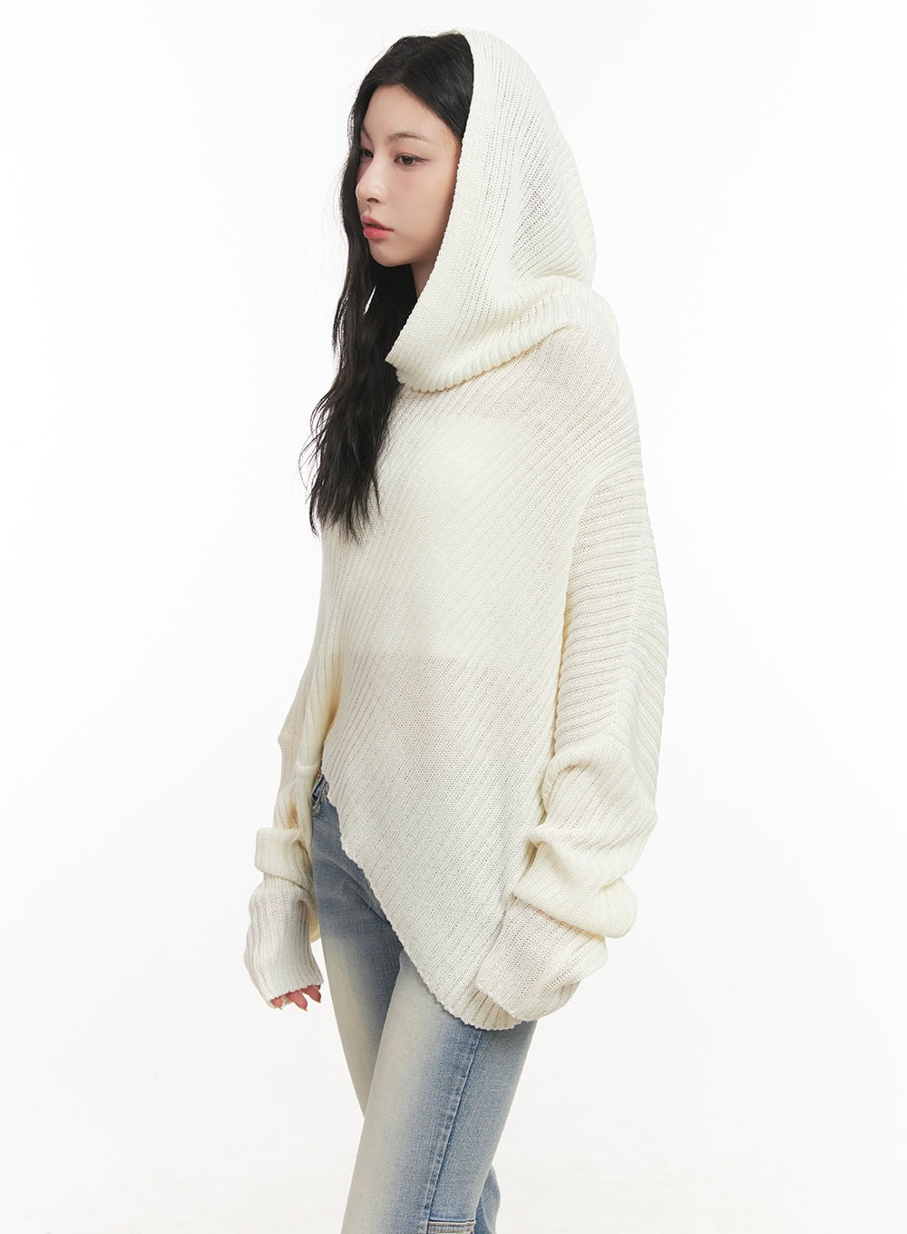 ribbed-off-shoulder-hooded-sweater-cf513