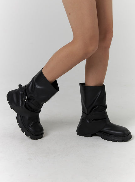 buckle-midi-boots-cd318