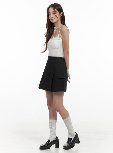 elegant-solid-mini-skirt-with-pockets-os416