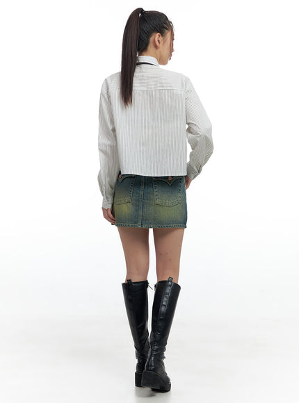 point-detail-washed-denim-mini-skirt-cs424