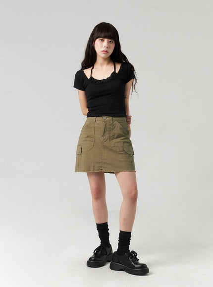 cargo-mini-skirt-cl312