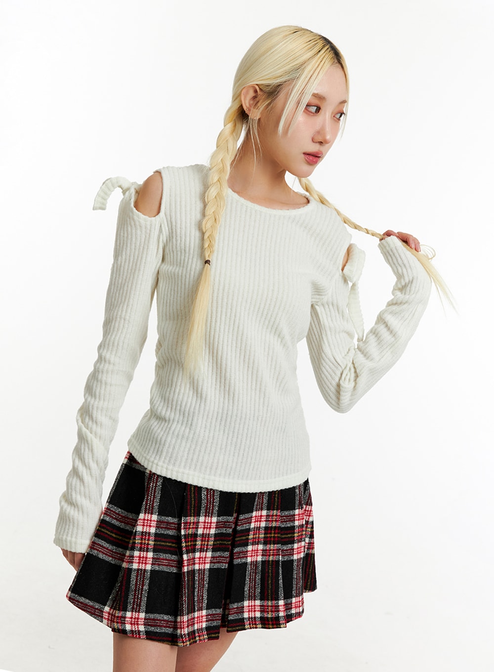 ribbon-cut-out-shoulder-sweater-id315