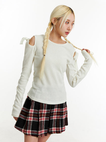 ribbon-cut-out-shoulder-sweater-id315