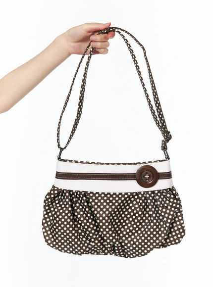 polka-dot-button-detail-shoulder-bag-cu511