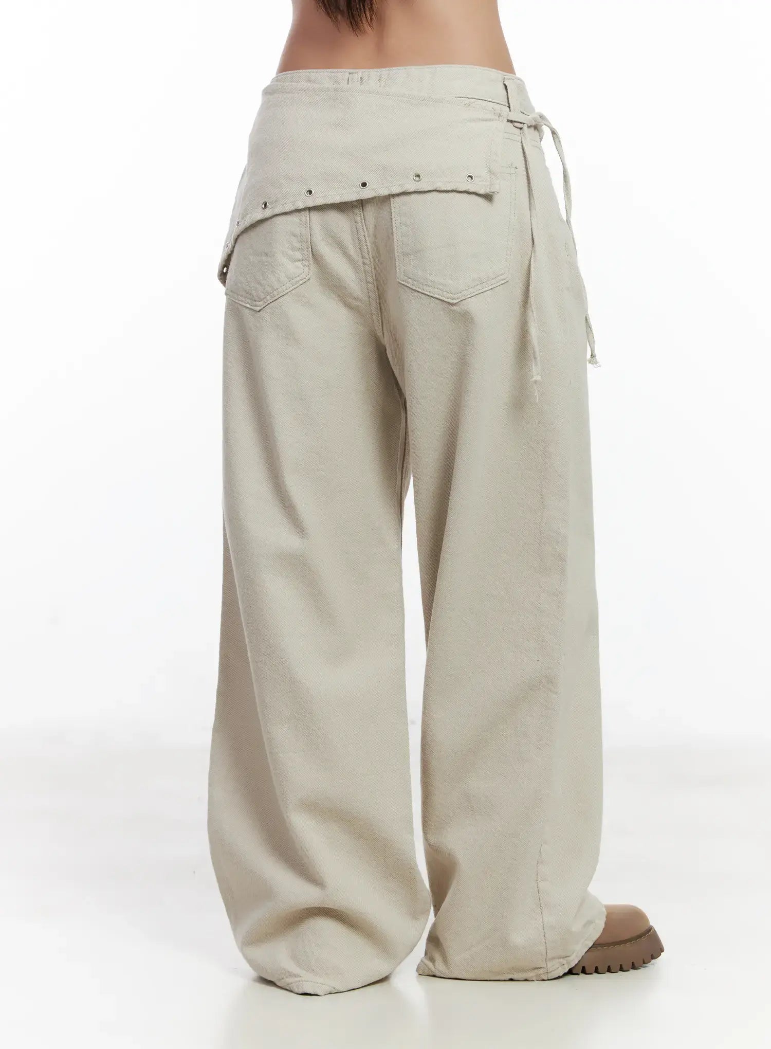 terry-scarf-layered-pants-cj530