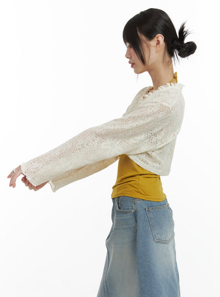 floral-drill-bolero-cardigan-cl412