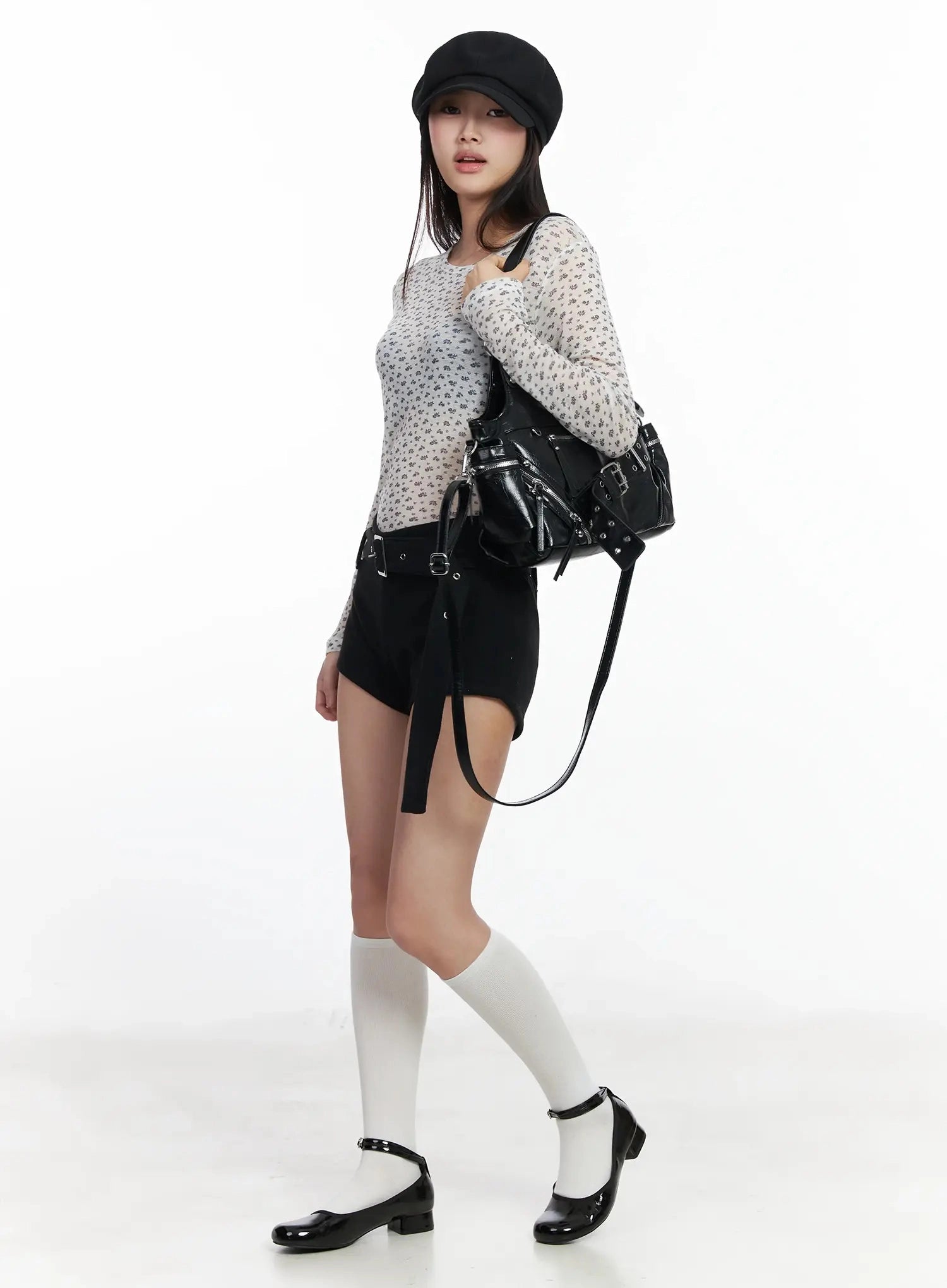 studded-belt-strap-faux-leather-shoulder-bag-im506