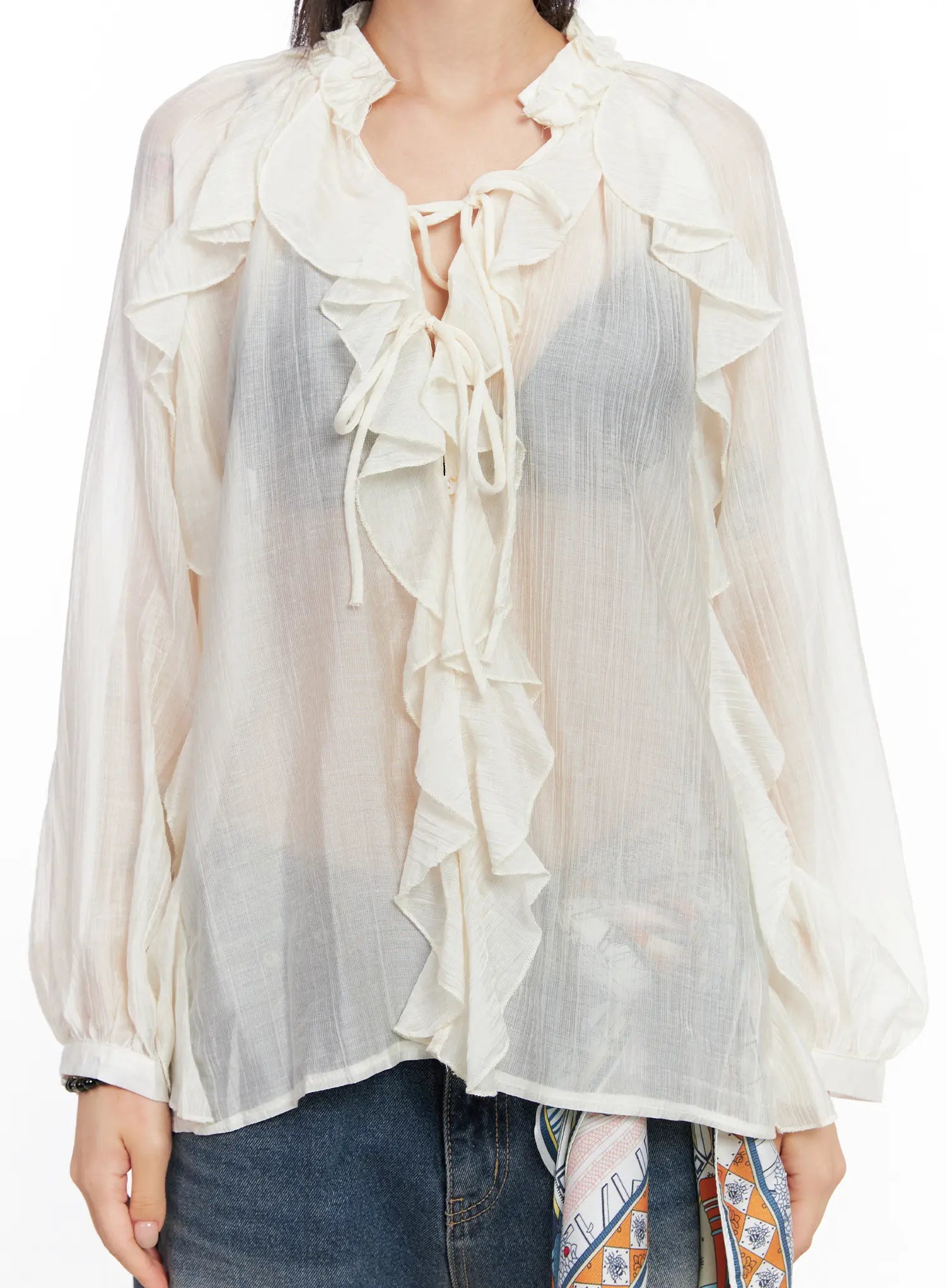 sheer-ruffle-long-sleeve-blouse-co508