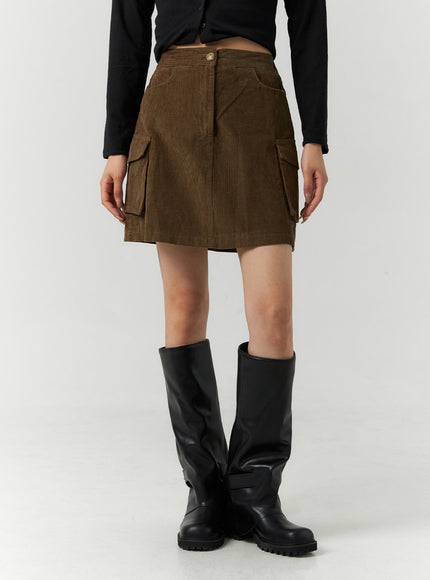 corduroy-cargo-mini-skirt-cn321