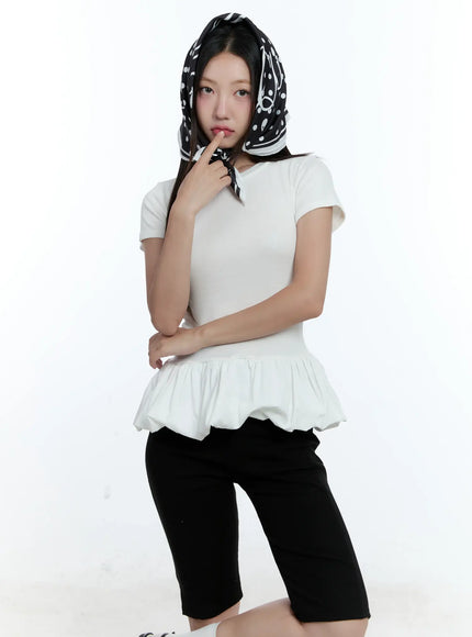 polka-dot-graphic-scarf-cu527