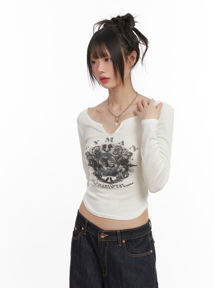 graphic-slim-fit-long-sleeve-crop-top-cj502