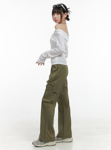 banded-pocket-boot-cut-cargo-pants-os410