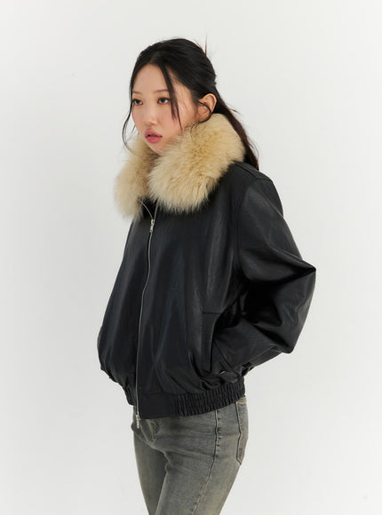 faux-leather-jacket-with-fur-collar-cn303