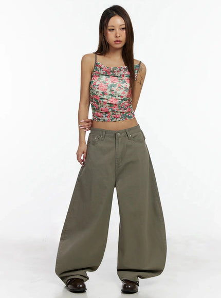 back-corset-belt-wide-leg-cotton-pants-ia527