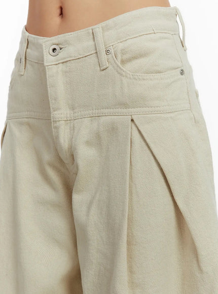 pin-tuck-high-waist-wide-leg-trousers-id526