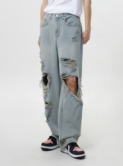 Ripped Baggy Jeans CY319