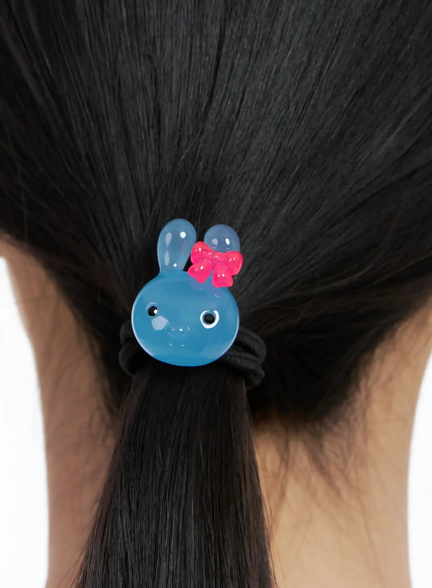 bold-bunny-hair-tie-co503 / Light blue