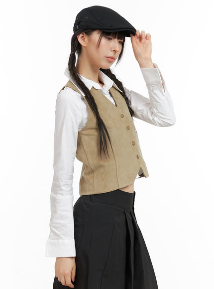 button-suede-vest-cg419