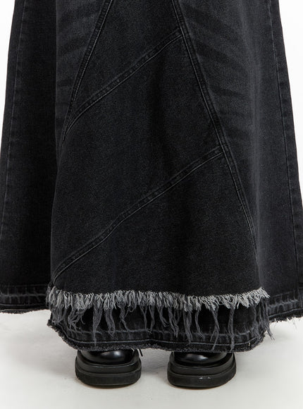 destroyed-hem-maxi-denim-skirt-cm413