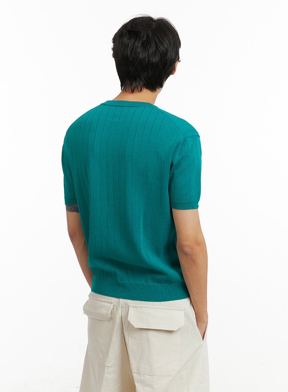 mens-solid-round-neck-t-shirt-green-iy424