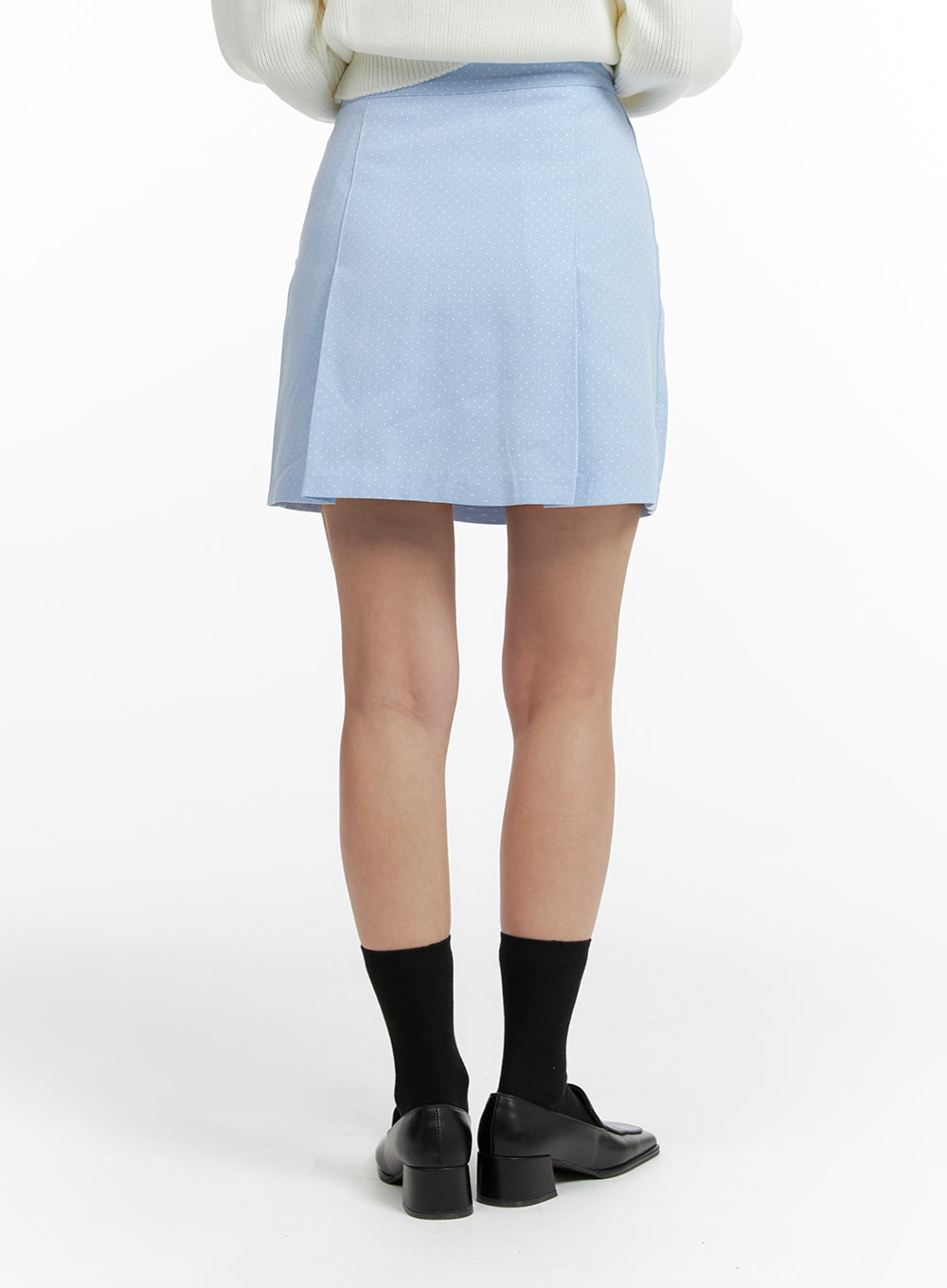polka-dot-pintuck-mini-skirt-of422