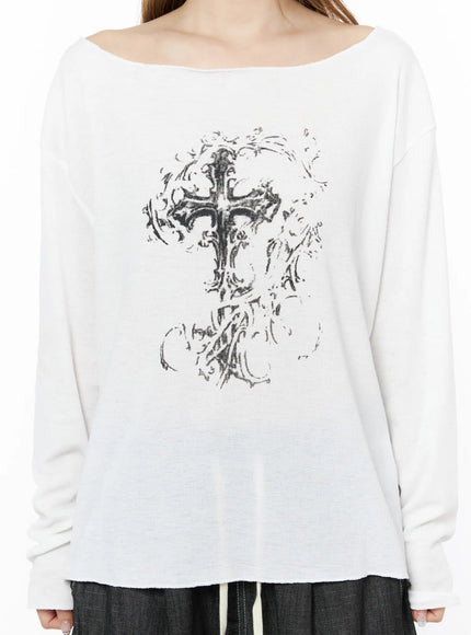 off-shoulder-cross-graphic-top-iu515