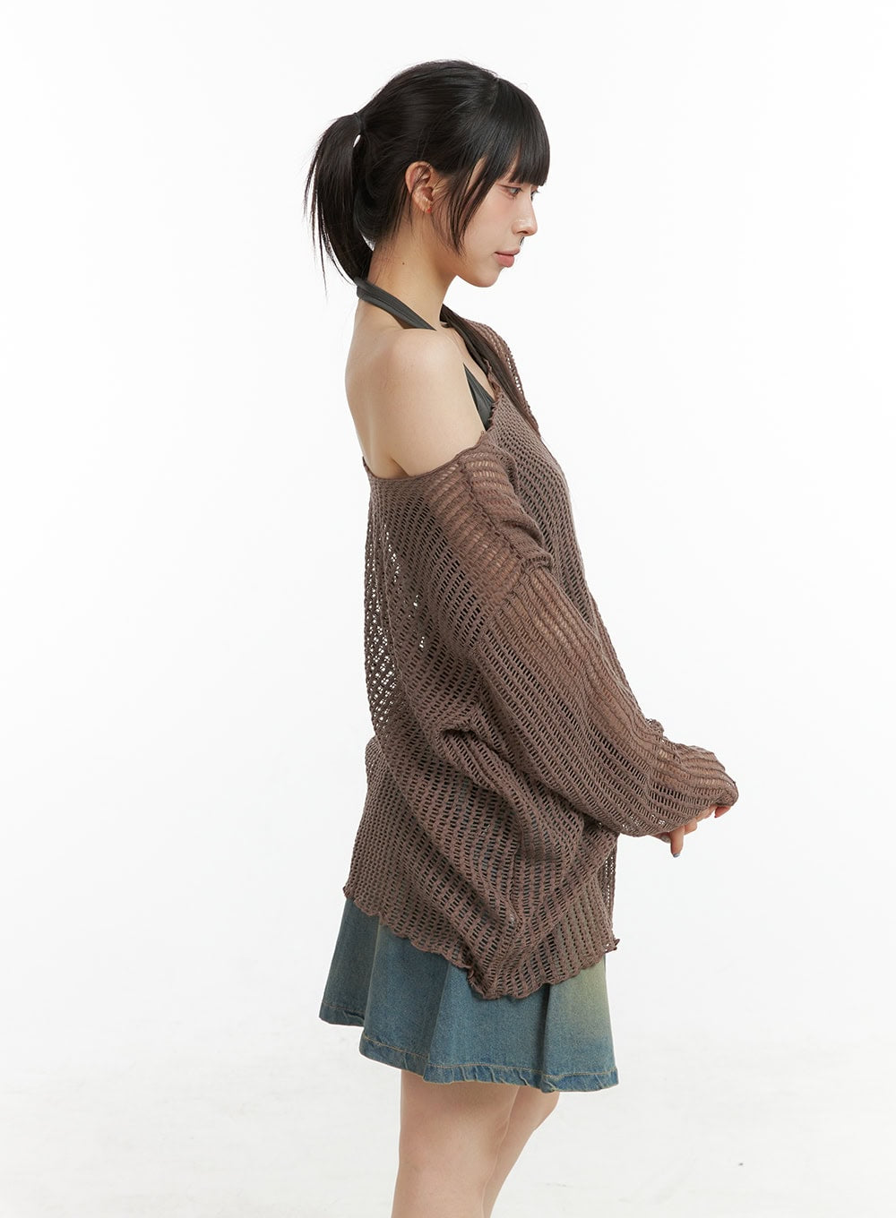 oversize-hollow-out-one-shoulder-knit-sweater-cl422