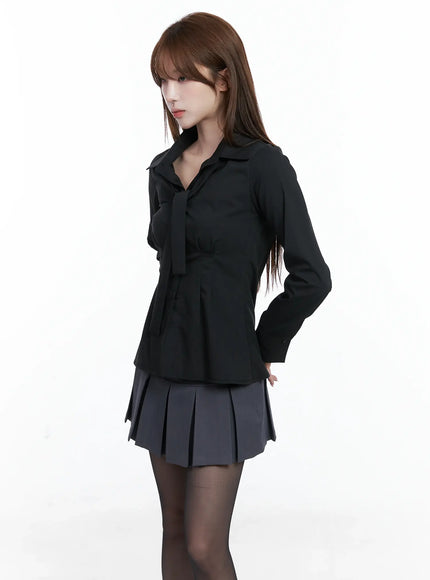 elegant-front-tie-blouse-cs501
