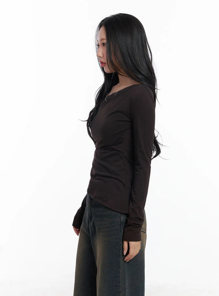 asymmetric-ruched-long-sleeve-top-cj514