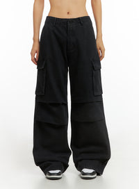 basic-cargo-wide-leg-pants-is402