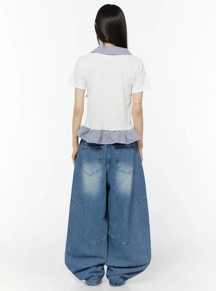 frill-trim-collar-top-cu515