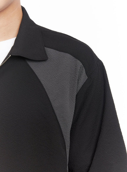 mens-zip-up-collared-half-sleeve-shirt-iy520