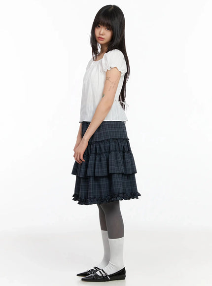 scoop-neck-button-placket-blouse-ia523