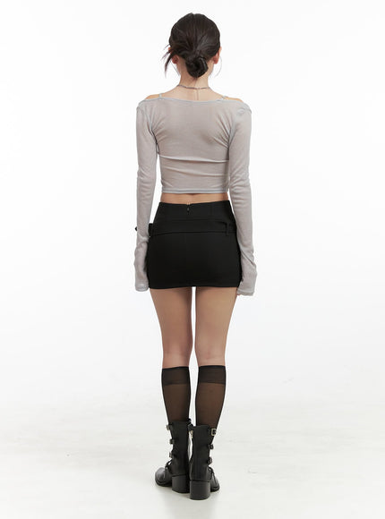 buckle-detail-mini-skirt-og407